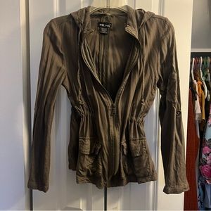 Wet Seal - Olive Green Light Jacket
